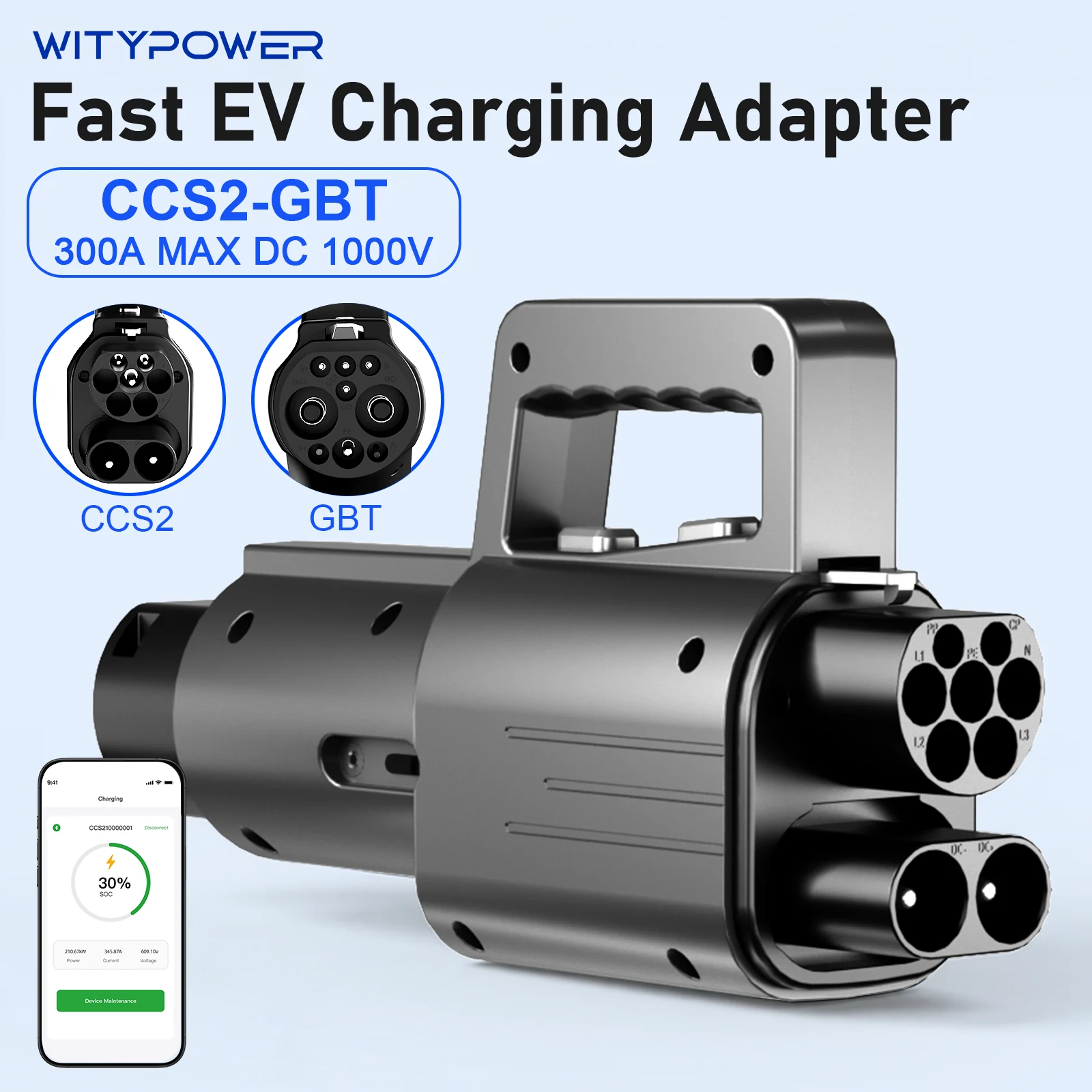 CCS2 to GB/T adapter image 1