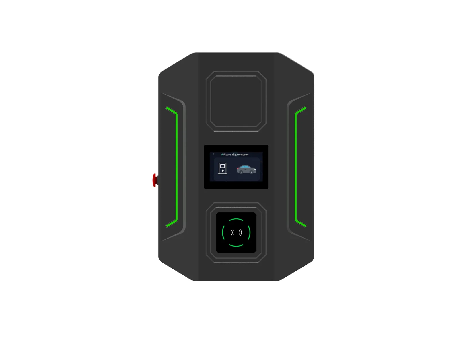 Black DC fast charger product view