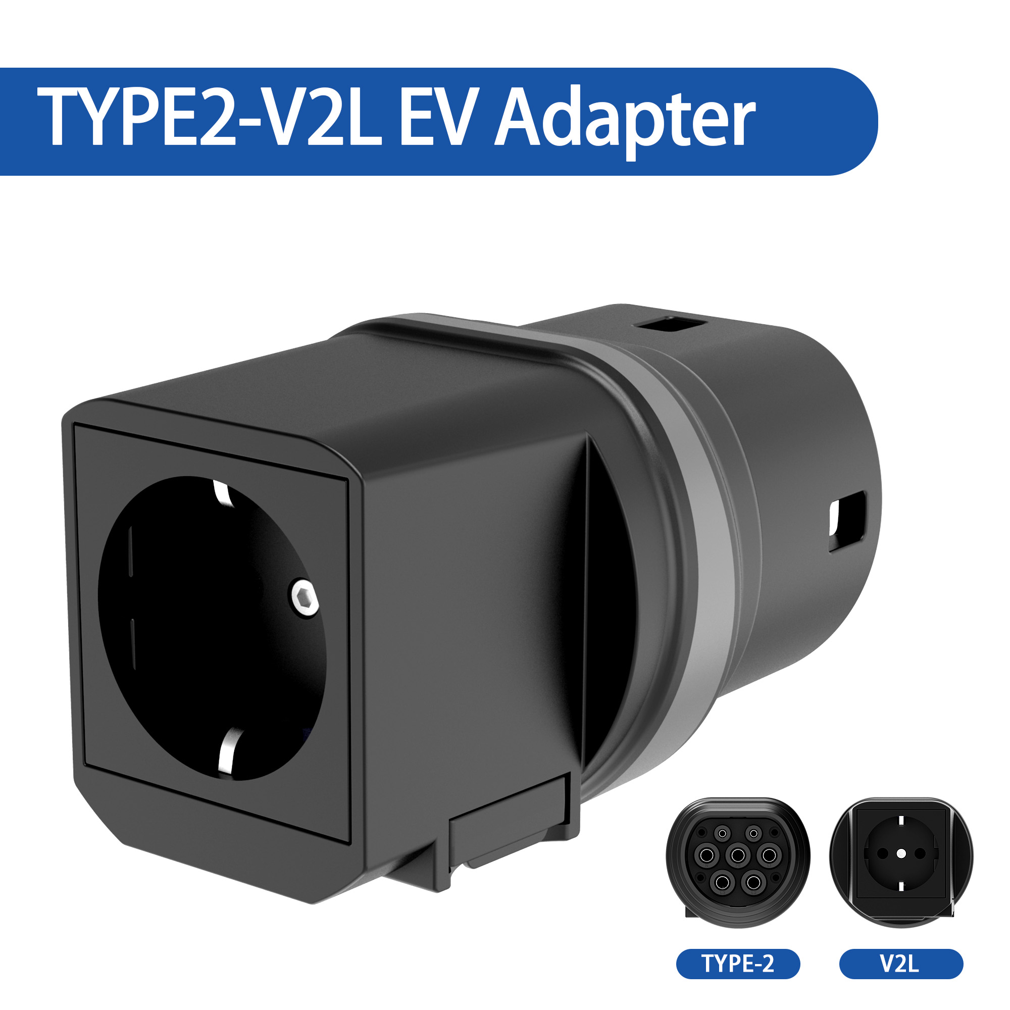 Type 2 V2L EV adapter